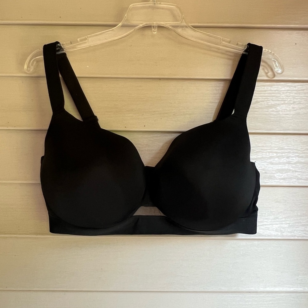 Cacique Black Bra 38G Lightly Lined Balconette